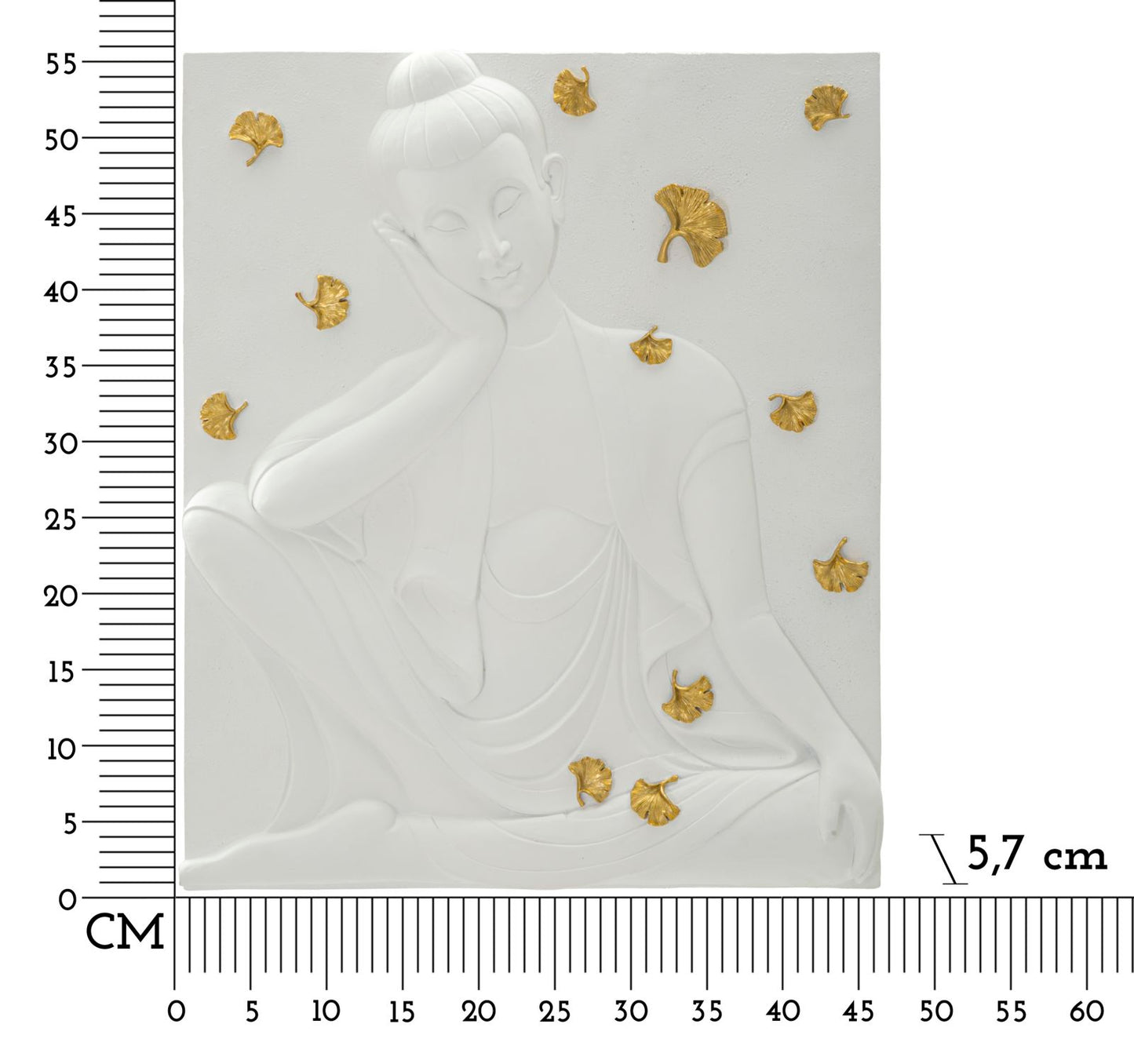 Wandpaneel Buddha 46×5,7×55,5 cm