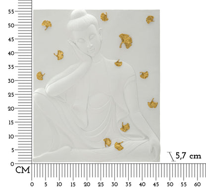 Wandpaneel Buddha 46×5,7×55,5 cm