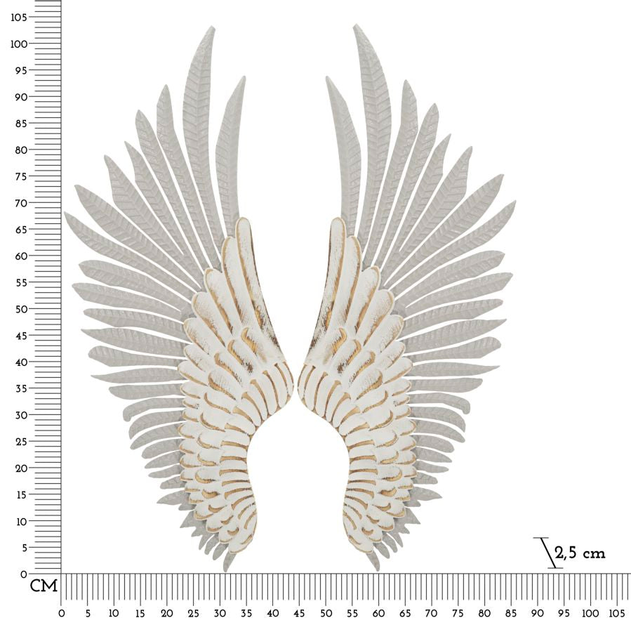 Wandpaneel Natural Wings Set 2 Pcs 43,8×2,5×104 cm
