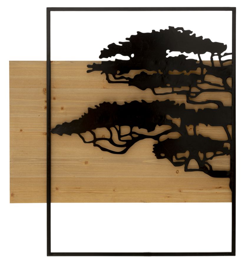 Wandpaneel Lagos Iron & Wood Set 3 Pcs 204×2×80 cm
