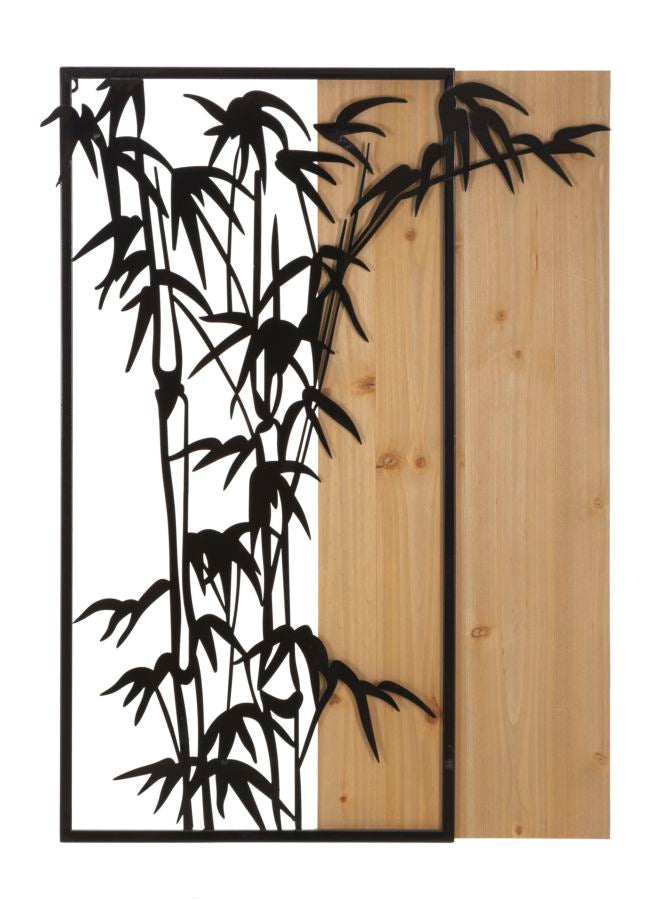 Wandpaneel Bamboo Iron & Wood 58×2×80 cm