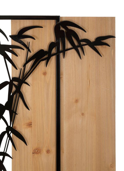 Wandpaneel Bamboo Iron & Wood 58×2×80 cm
