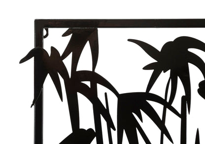 Wandpaneel Bamboo Iron & Wood 58×2×80 cm