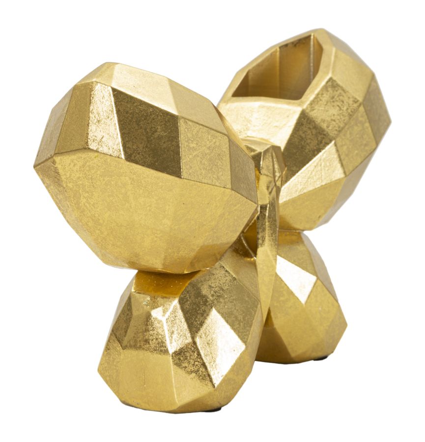 Vaas Butterfly Gold 22,5×8×15 cm