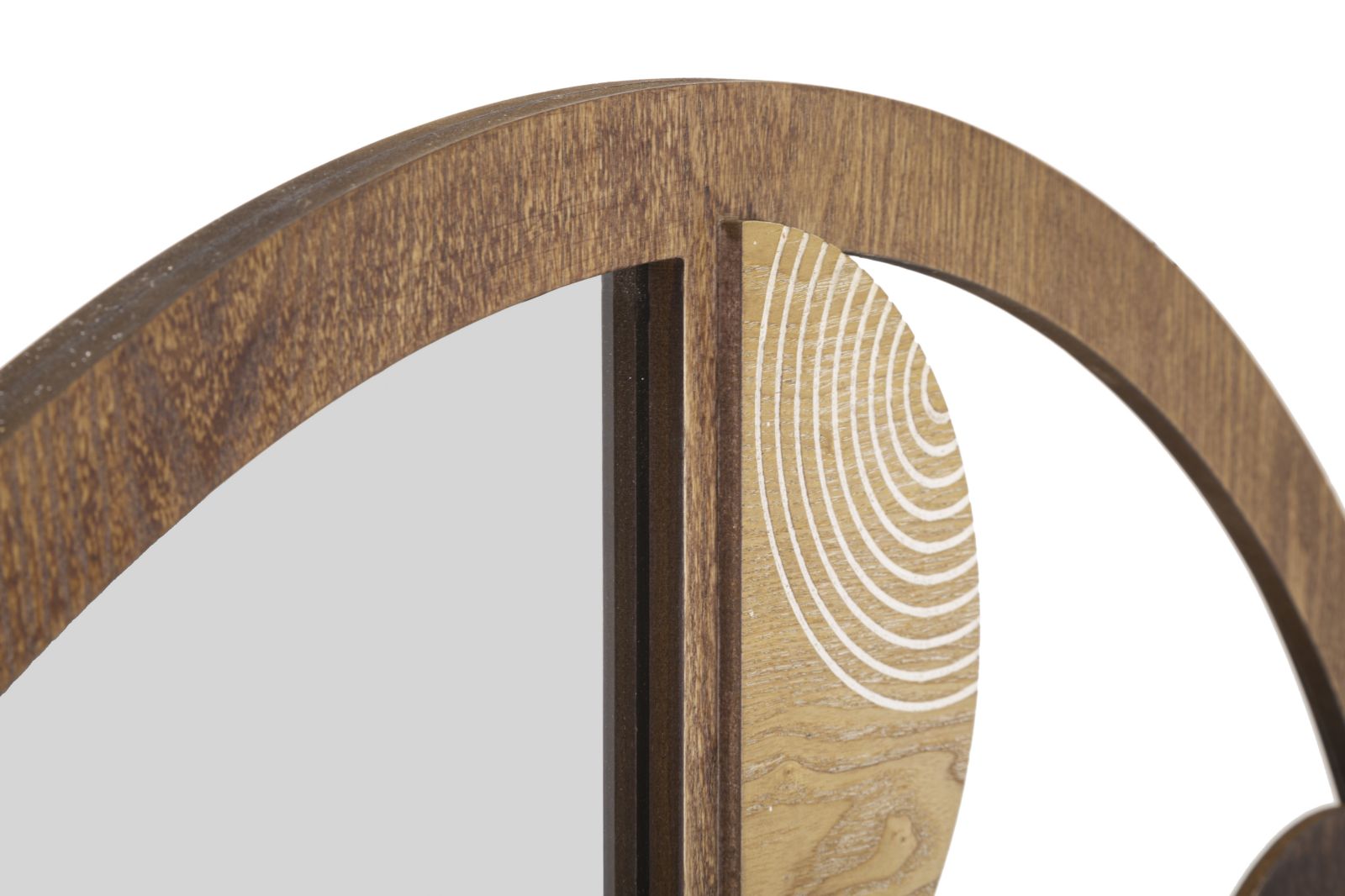 Spiegel Block Ø 80×3 cm