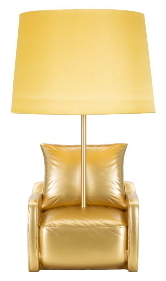 Tafellamp Midcentury Yellow Ø 26×46 cm