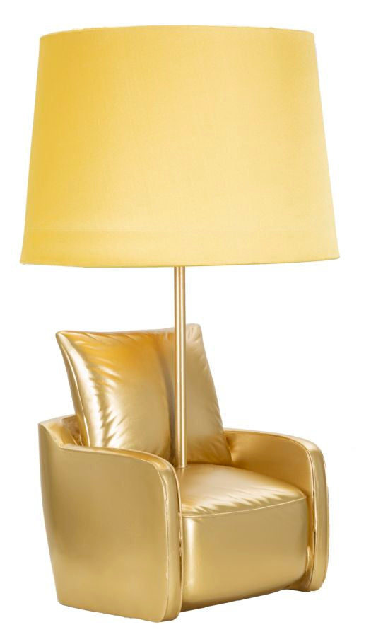 Tafellamp Midcentury Yellow Ø 26×46 cm