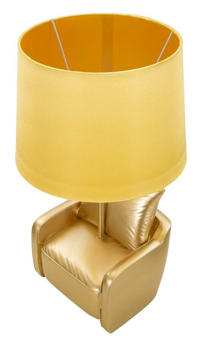 Tafellamp Midcentury Yellow Ø 26×46 cm