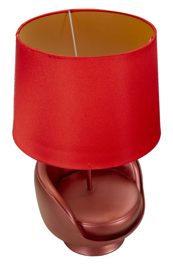 Tafellamp Midcentury Red Ø 26×43 cm