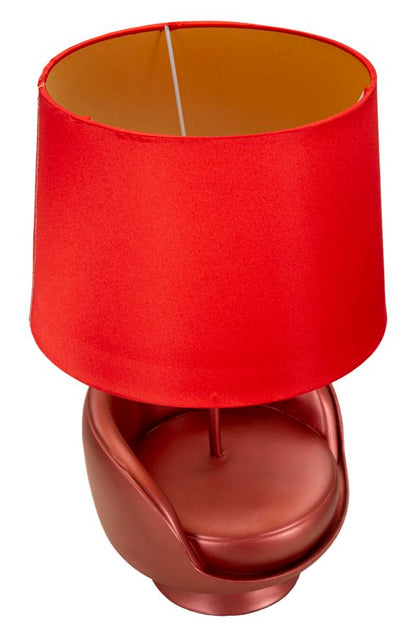 Tafellamp Midcentury Red Ø 26×43 cm