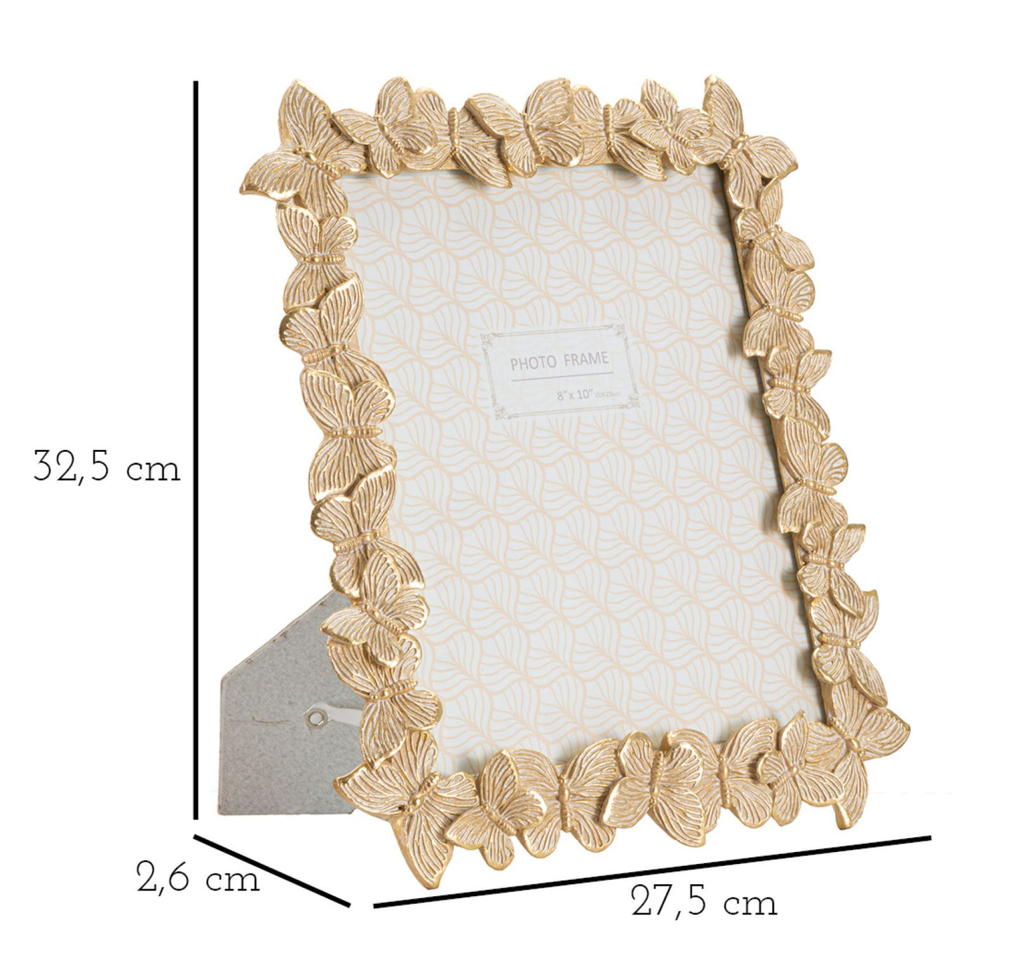 Fotolijst Farfalle Glod 27,5×2,6×32,5 cm