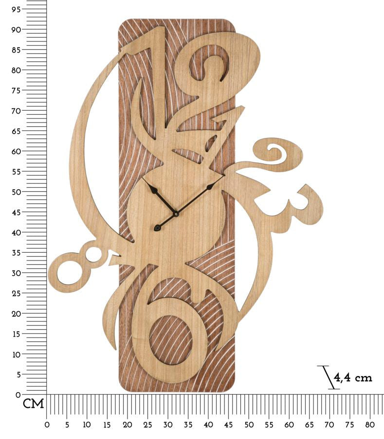Wandklok Wolly 70×4,4×93 cm