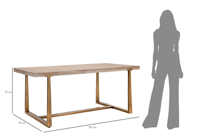 Eettafel Ankara 180×90×78 cm