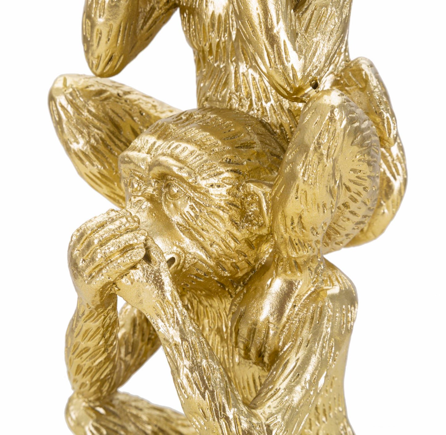 Decoratie Monkeys Tower Ø 10,5×30 cm