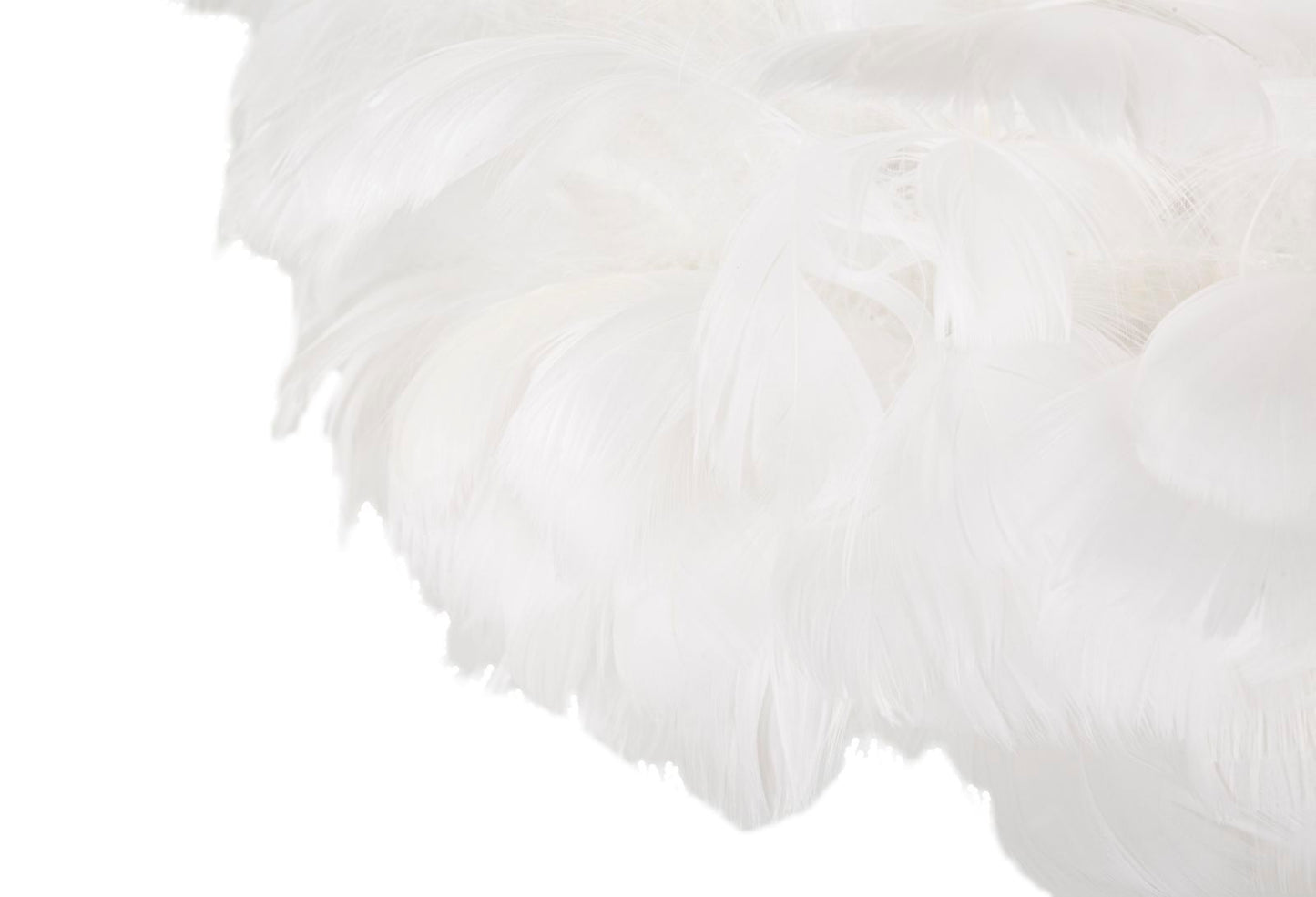 Vloerlamp Feathers Slim White Ø 43×170 cm