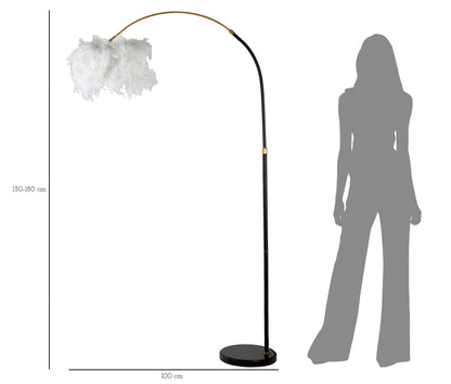 Vloerlamp Lamparc Plur 100×150 cm