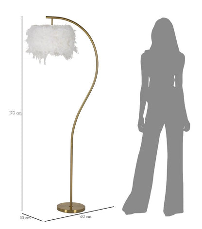 Vloerlamp Semi Arc 60×33×170 cm