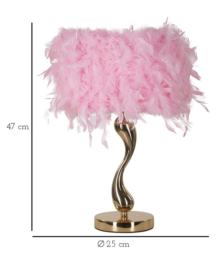 Tafellamp Cart Pink Ø 25×47 cm