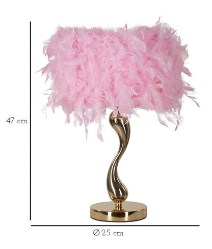 Tafellamp Cart Pink Ø 25×47 cm