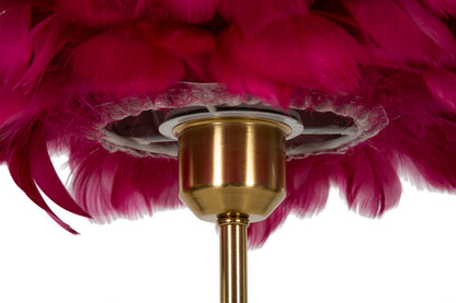 Tafel Lampball Feather Bordeaux Ø 30×50 cm