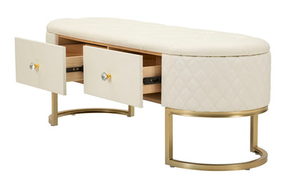 Bankje Drawers Sharon 120×40×43 cm