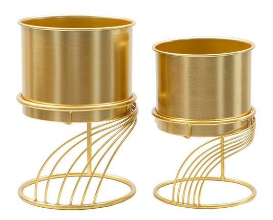Vaashouder Spirally Set 2 Pcs Ø 23×35 cm