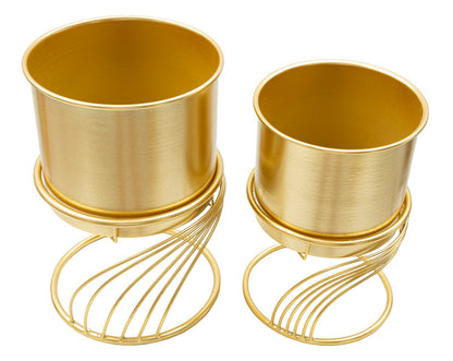 Vaashouder Spirally Set 2 Pcs Ø 23×35 cm