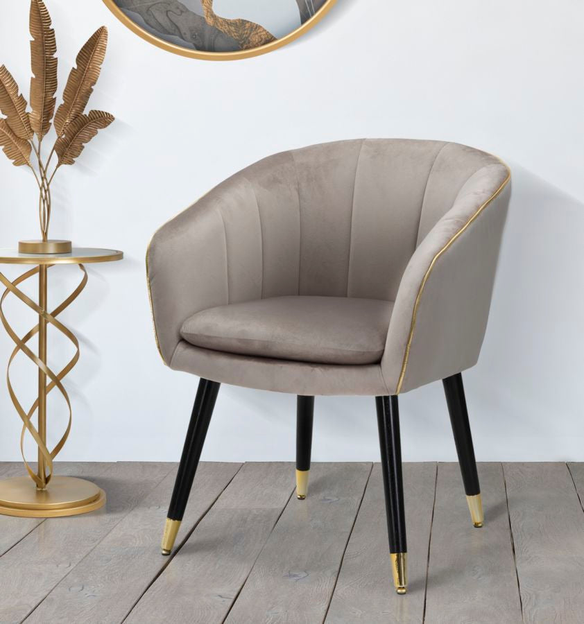 Fauteuil Parmchair Paris Grigia/gold 62×58×78 cm