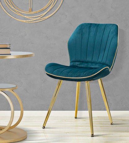 Stoel Paris Chair Space Tail/gold Set 2 Pz 46×58×77 cm