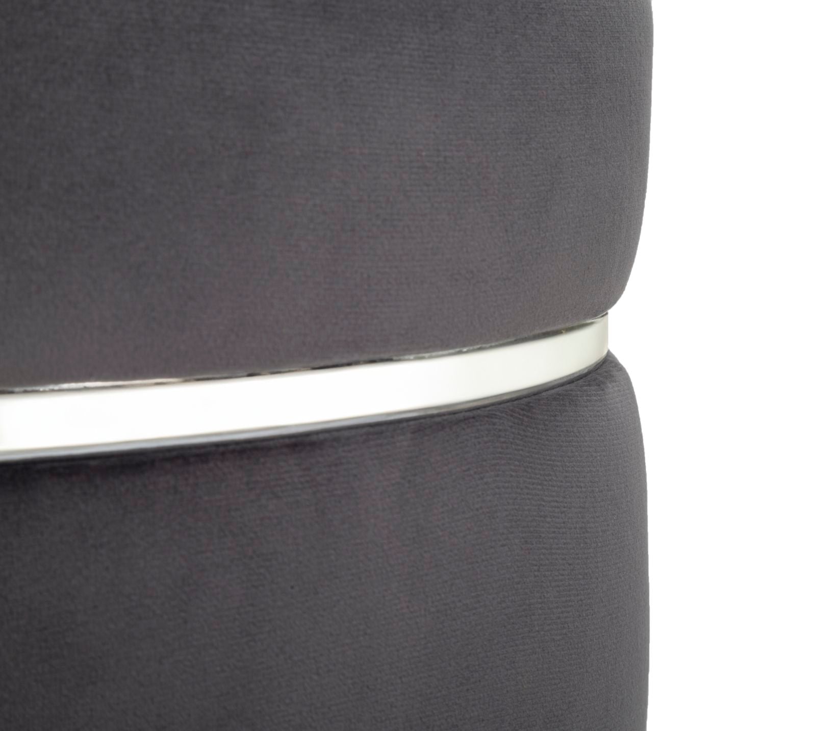 Barkruk Paris Grigio/silver Ø 35×40,5 cm