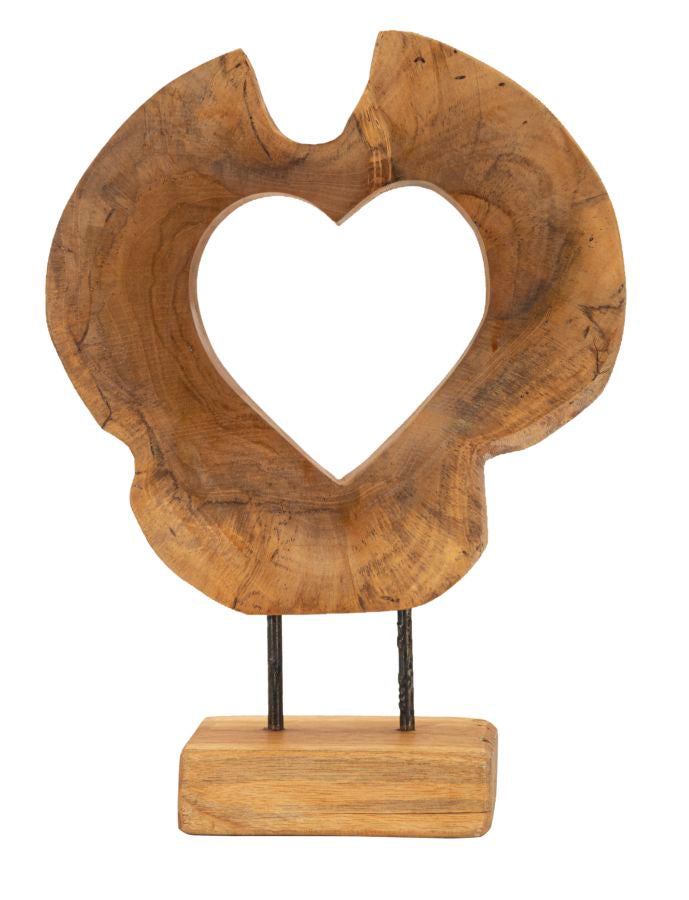 Decoratie Hasi Sculputre Teak 28×10×38 cm