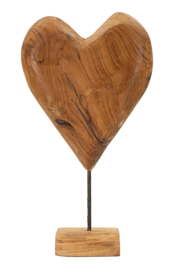 Decoratie Dobu Sculpture Teak 25×12×45 cm