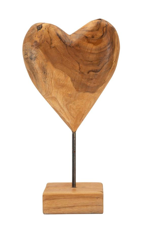Decoratie Dobu Sculpture Teak 20×12×37 cm