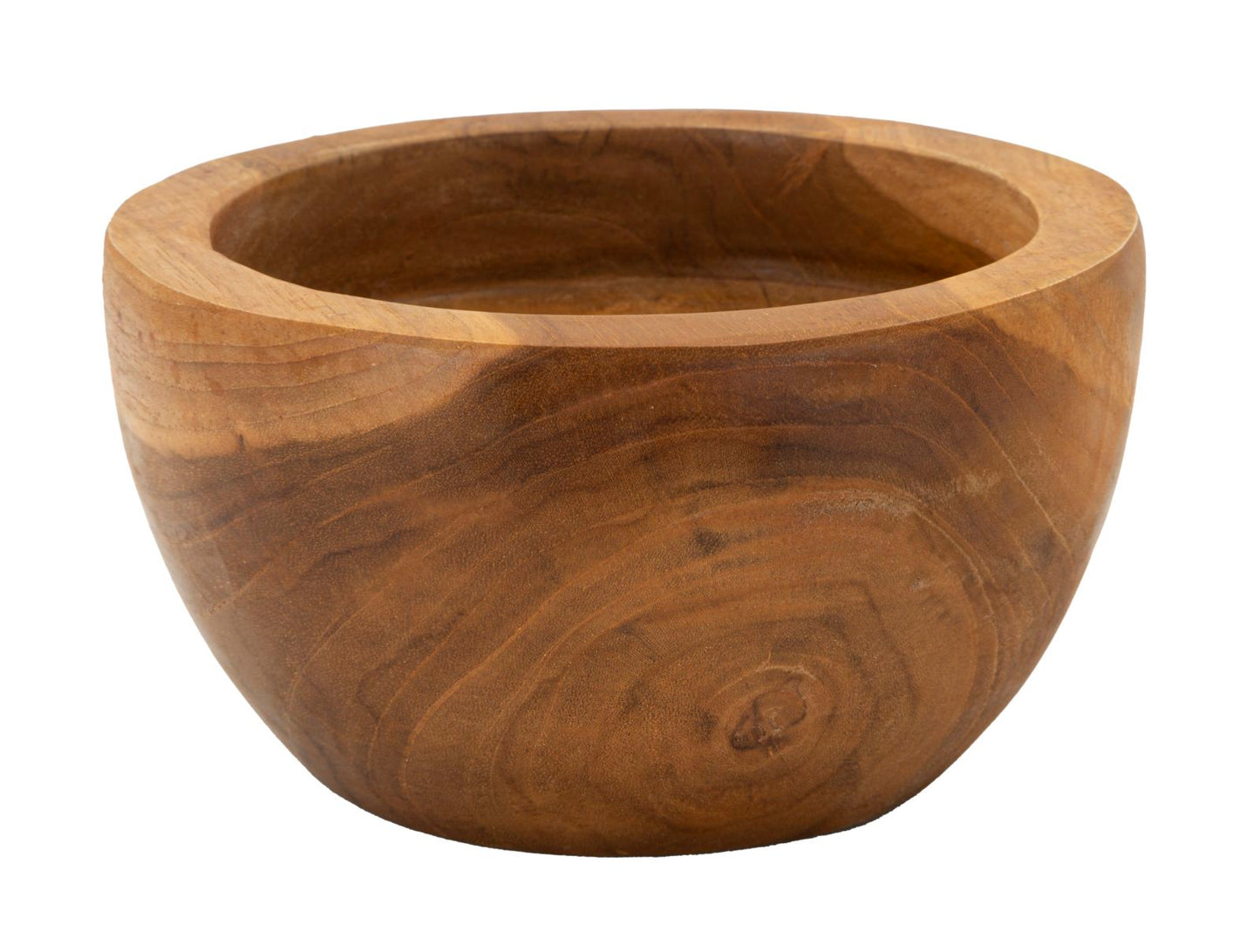Dienblad Erusi Simple Teak Ø 15×9,5 cm