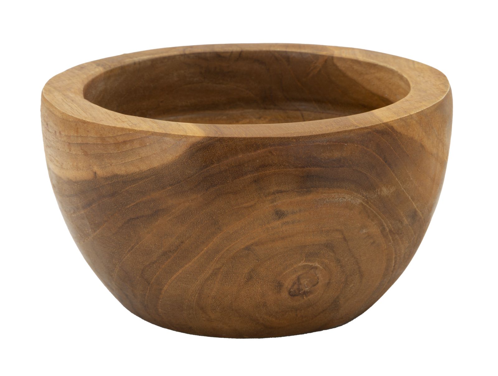 Dienblad Erusi Simple Teak Ø 15×9,5 cm