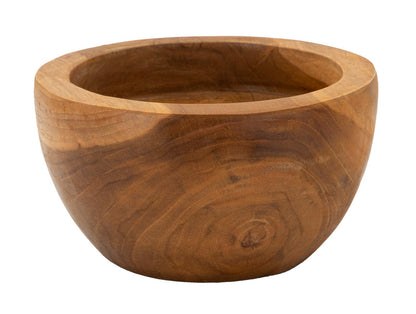 Dienblad Erusi Simple Teak Ø 15×9,5 cm