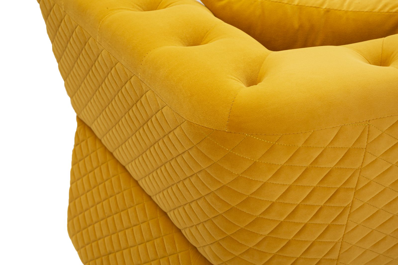 Bank Emy Mustard With Cushions 162×83×76 cm