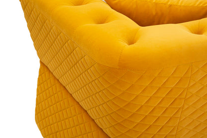 Bank Emy Mustard With Cushions 162×83×76 cm