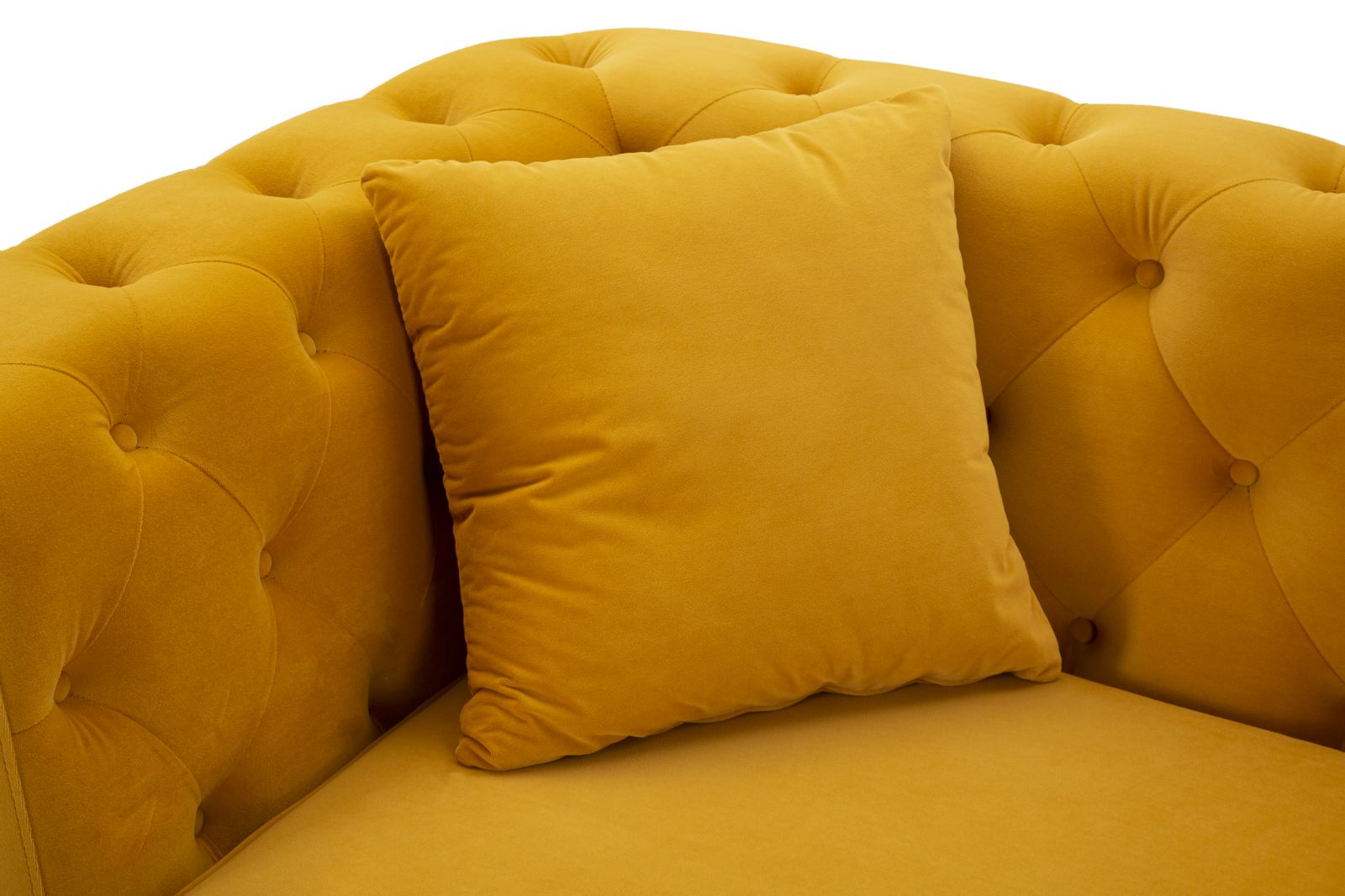 Bank Emy Mustard With Cushions 162×83×76 cm