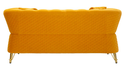 Bank Emy Mustard With Cushions 162×83×76 cm