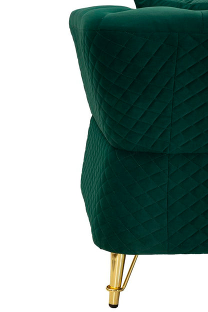 Bank Emy Green With Cushionscm 162x83x76