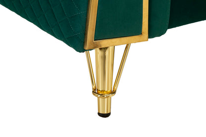 Bank Emy Green With Cushionscm 162x83x76
