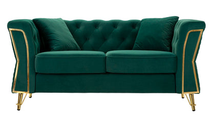 Bank Emy Green With Cushionscm 162x83x76
