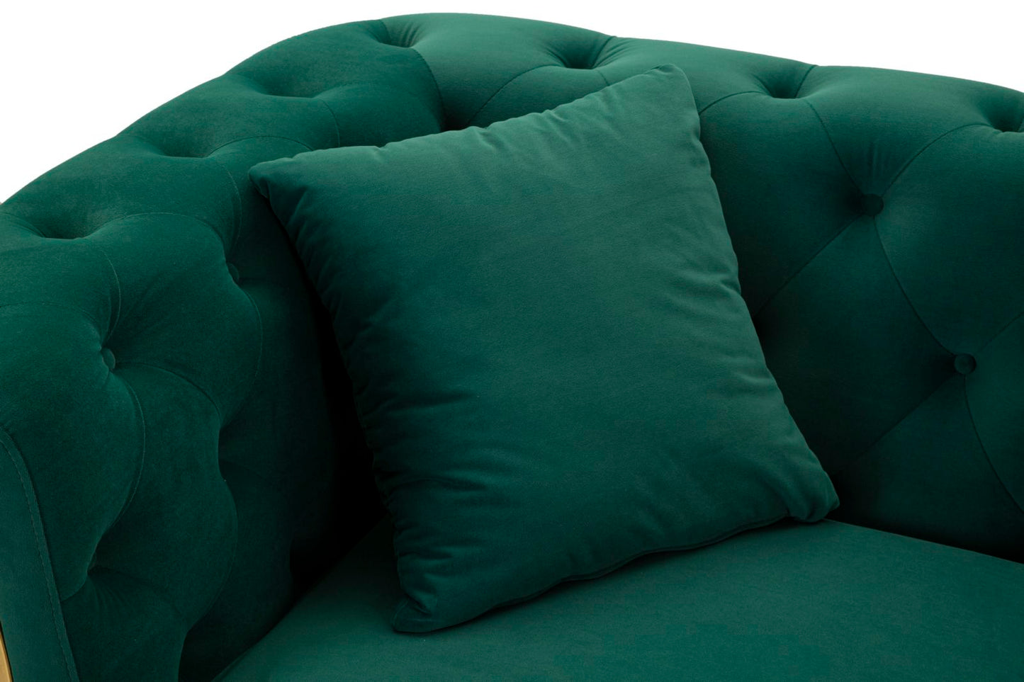 Bank Emy Green With Cushionscm 162x83x76