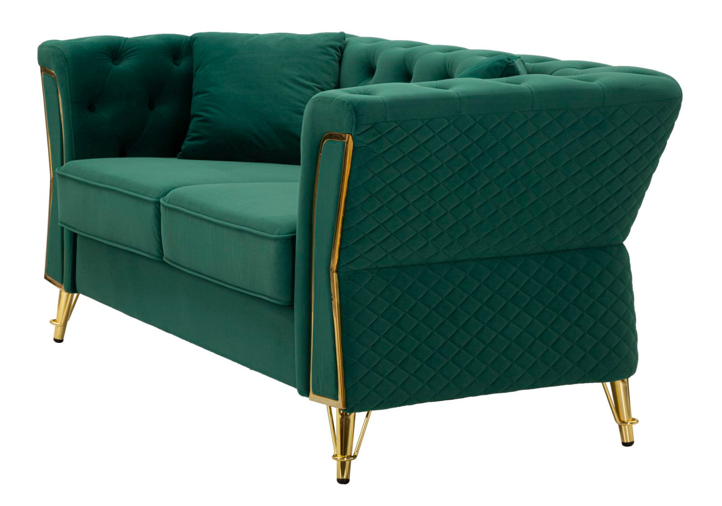 Bank Emy Green With Cushionscm 162x83x76