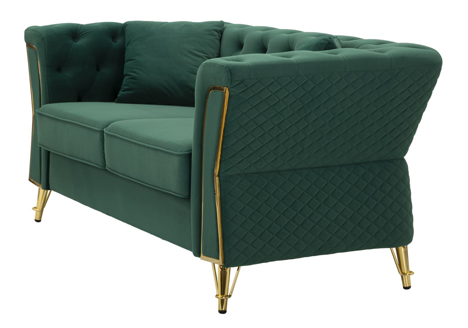 Bank Emy Green With Cushionscm 162x83x76