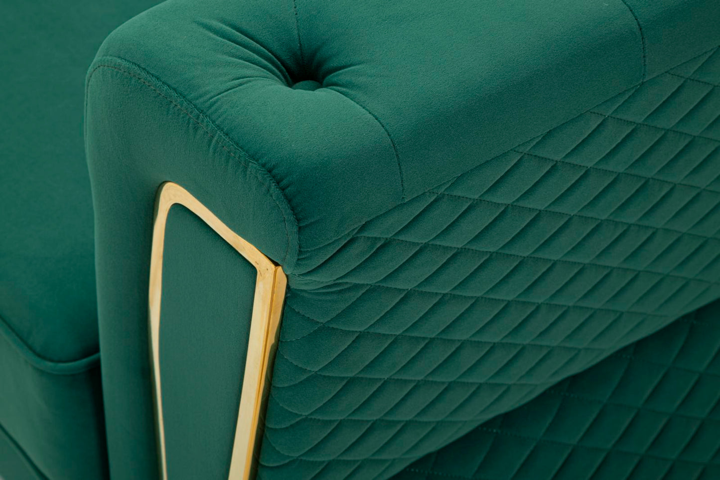 Bank Emy Green With Cushionscm 162x83x76