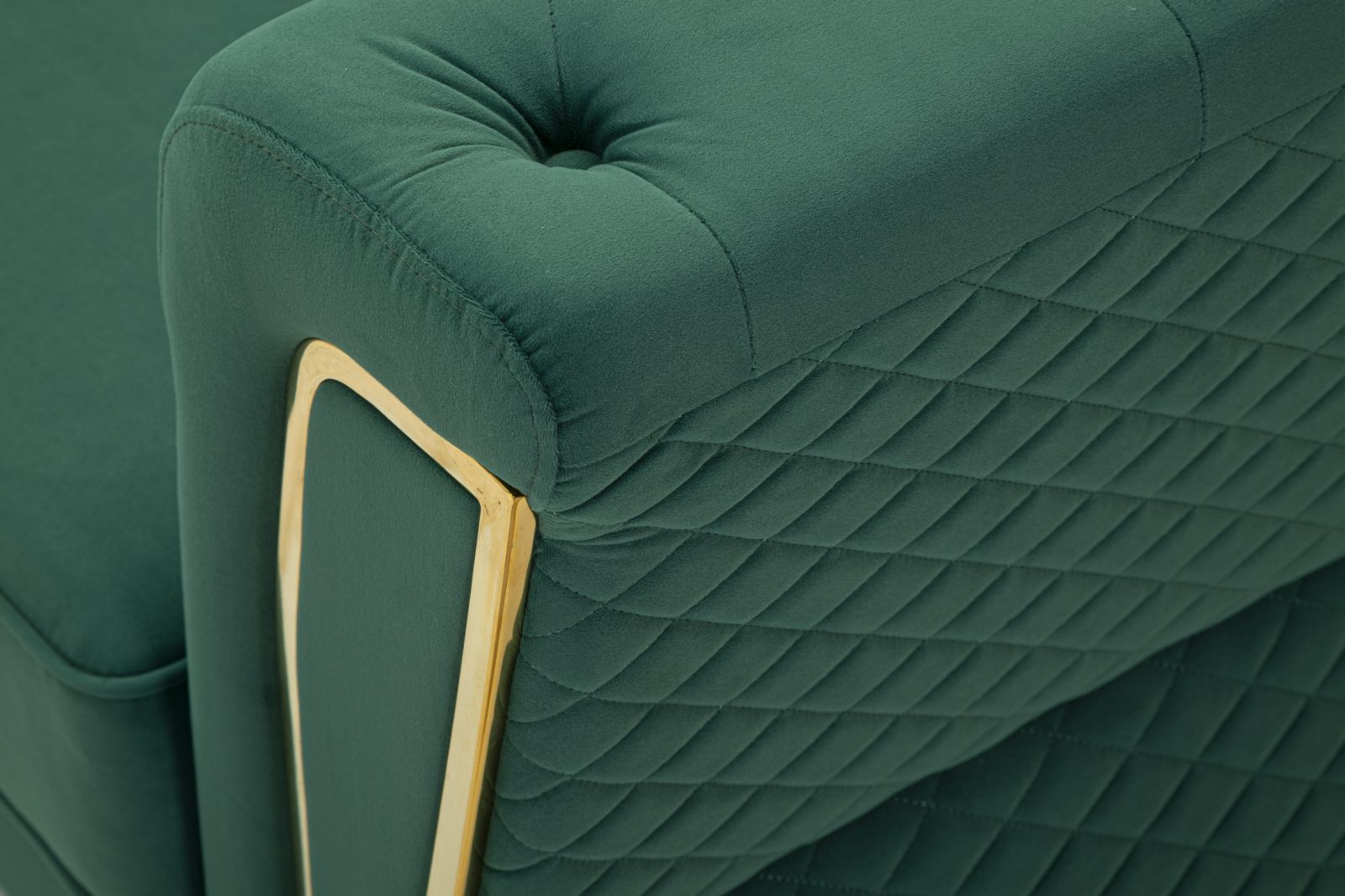 Bank Emy Green With Cushionscm 162x83x76