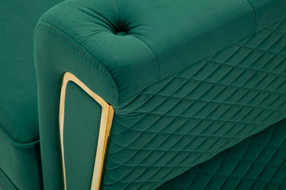 Bank Emy Green With Cushionscm 162x83x76