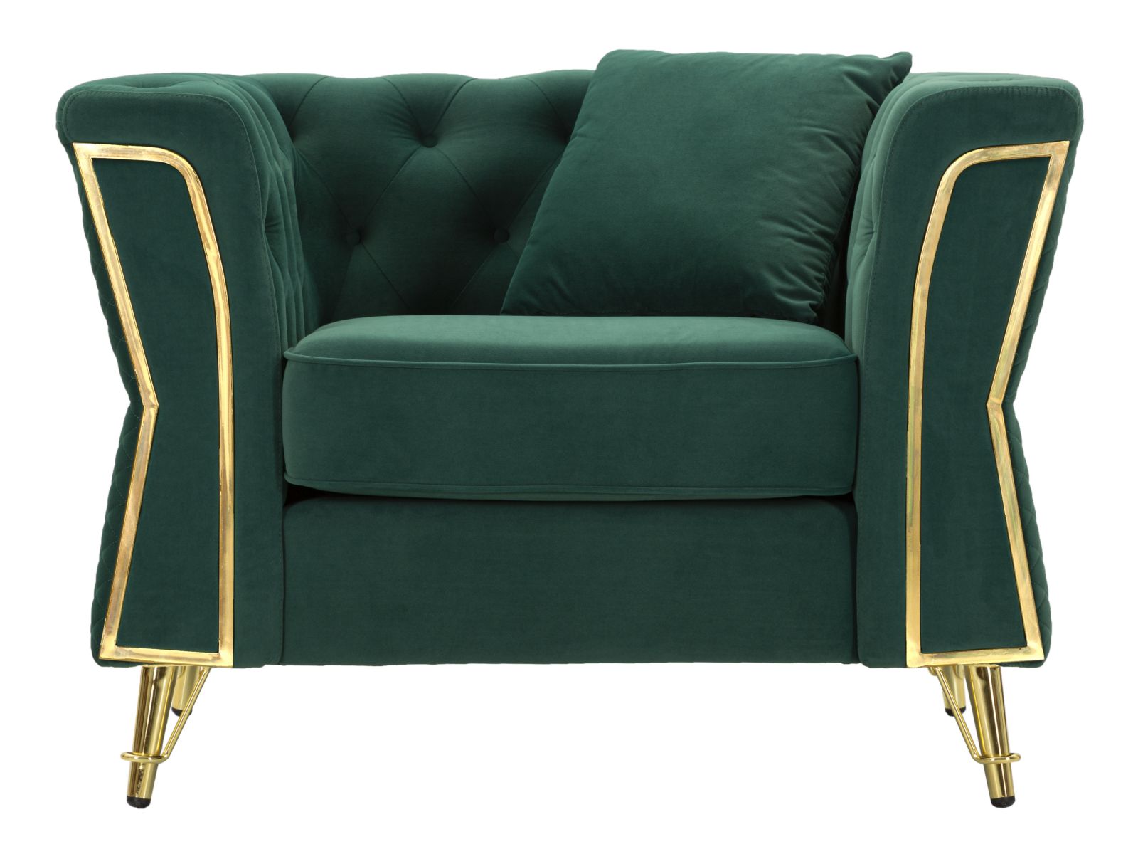 Fauteuil Emy Green With Cushion 104×83×76 cm